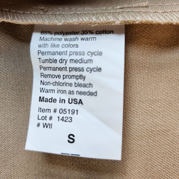 GIRL SCOUT Cadette Senior Ambassador Vest Teen Size Small Beige NWT #06252 - Picture 5 of 7